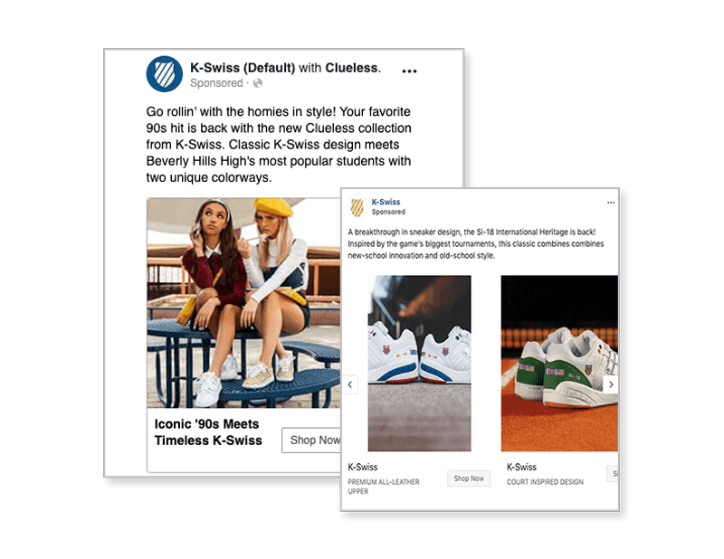 K-Swiss ads